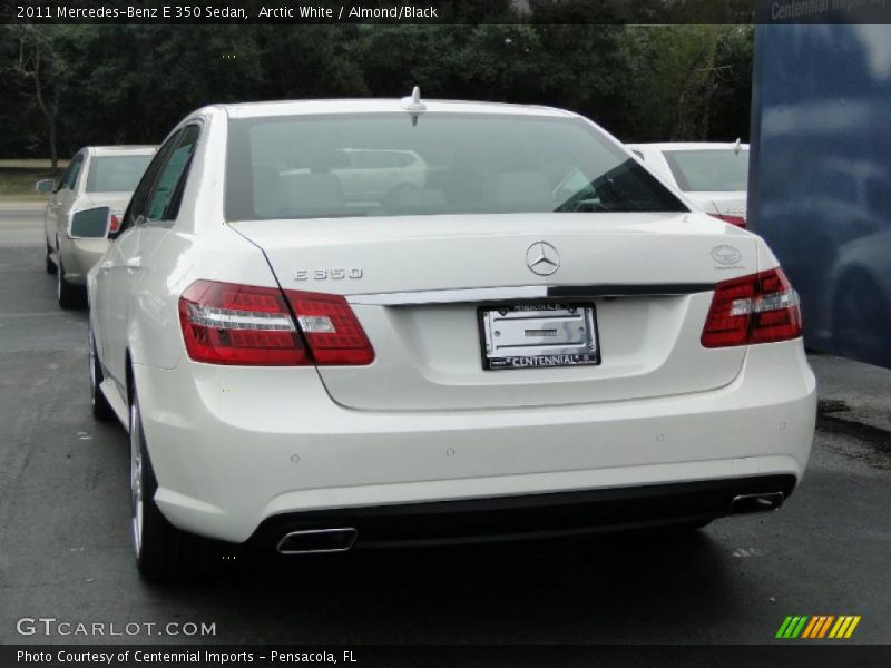 Arctic White / Almond/Black 2011 Mercedes-Benz E 350 Sedan