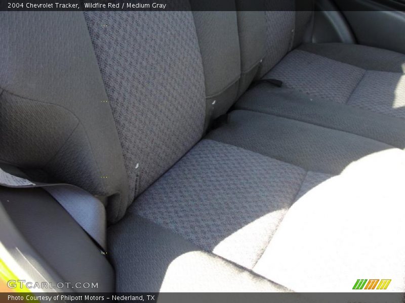 Wildfire Red / Medium Gray 2004 Chevrolet Tracker