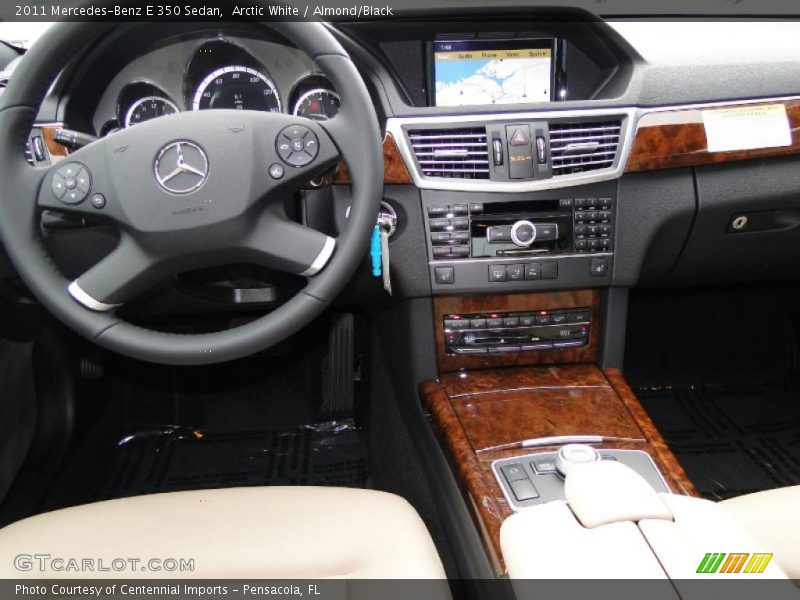Arctic White / Almond/Black 2011 Mercedes-Benz E 350 Sedan