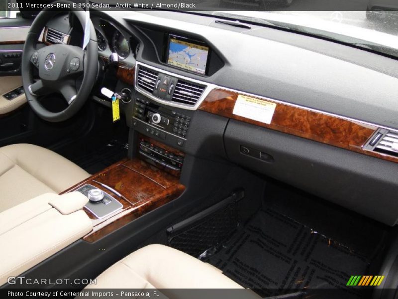 Arctic White / Almond/Black 2011 Mercedes-Benz E 350 Sedan