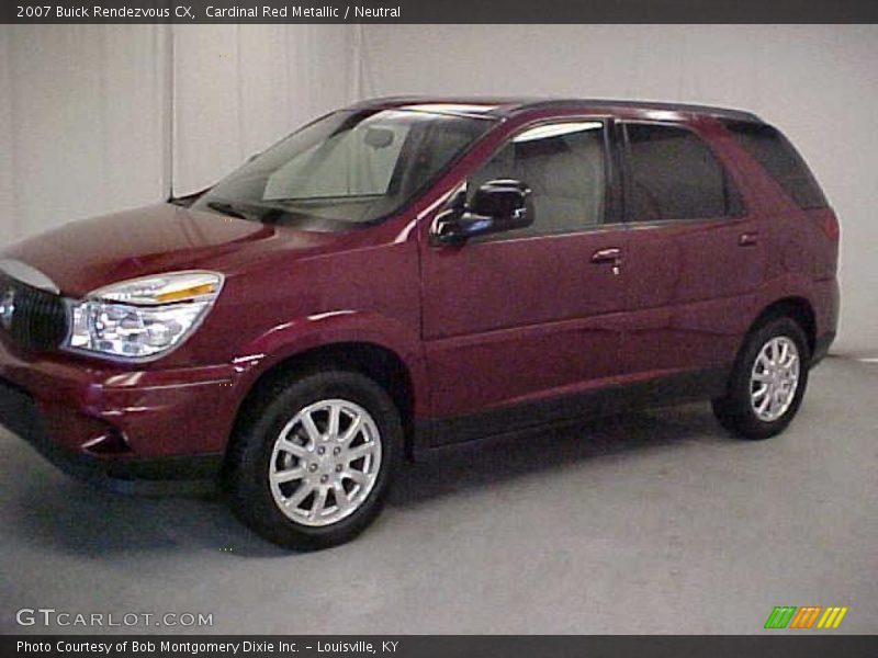 Cardinal Red Metallic / Neutral 2007 Buick Rendezvous CX