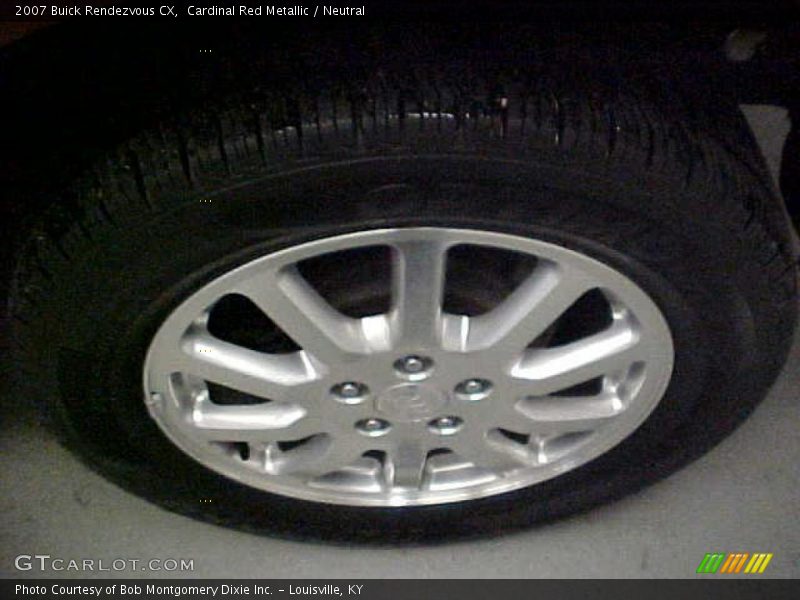 Cardinal Red Metallic / Neutral 2007 Buick Rendezvous CX