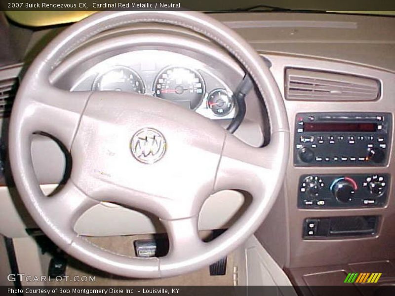 Cardinal Red Metallic / Neutral 2007 Buick Rendezvous CX