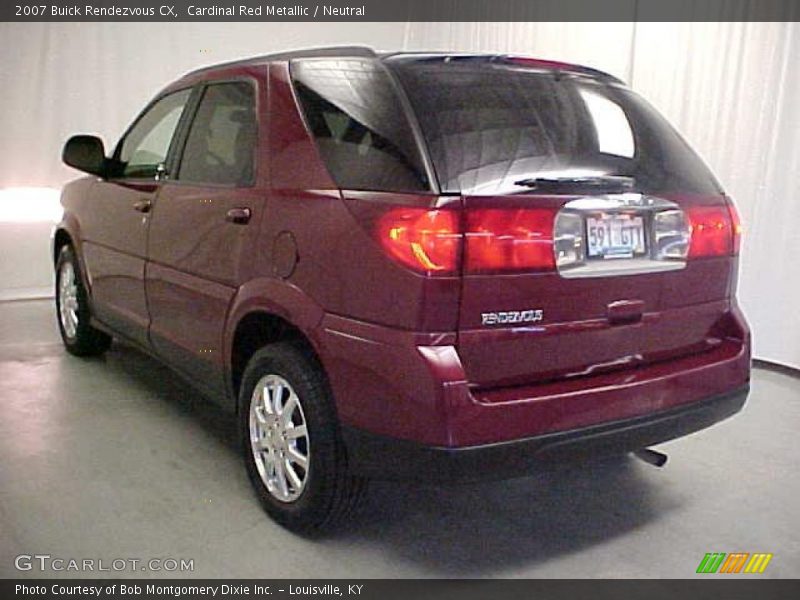 Cardinal Red Metallic / Neutral 2007 Buick Rendezvous CX