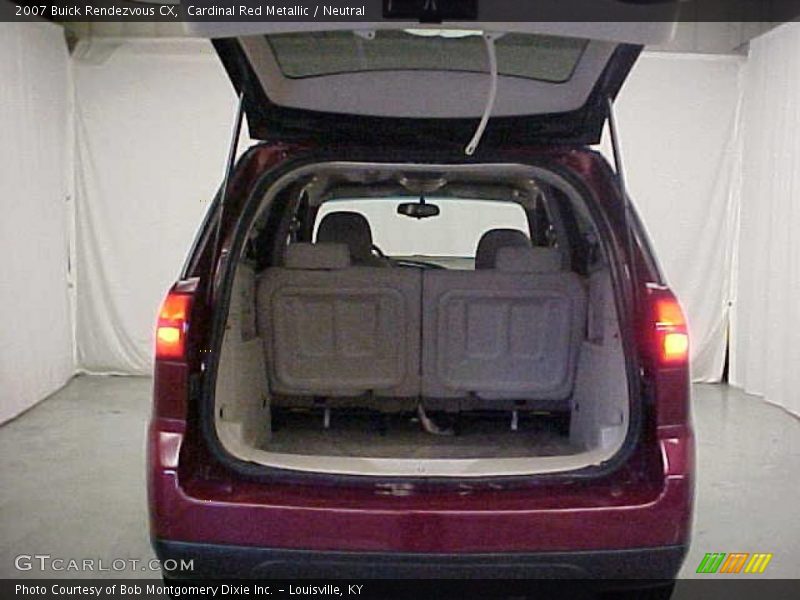 Cardinal Red Metallic / Neutral 2007 Buick Rendezvous CX