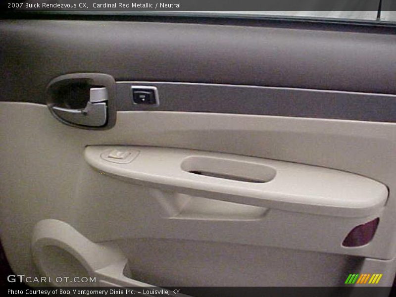 Cardinal Red Metallic / Neutral 2007 Buick Rendezvous CX