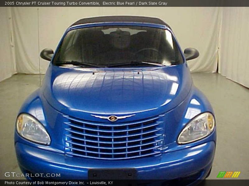 Electric Blue Pearl / Dark Slate Gray 2005 Chrysler PT Cruiser Touring Turbo Convertible