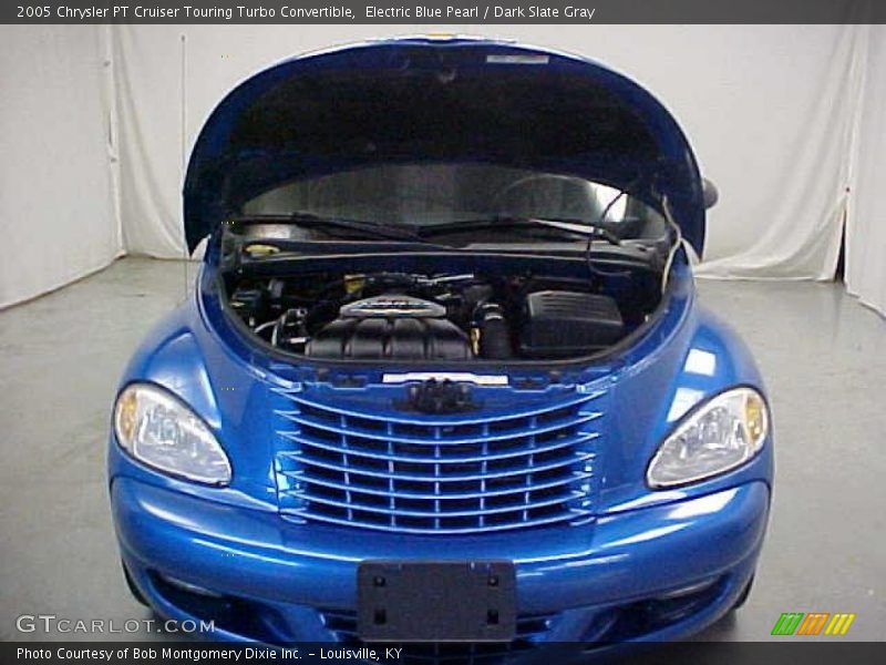 Electric Blue Pearl / Dark Slate Gray 2005 Chrysler PT Cruiser Touring Turbo Convertible
