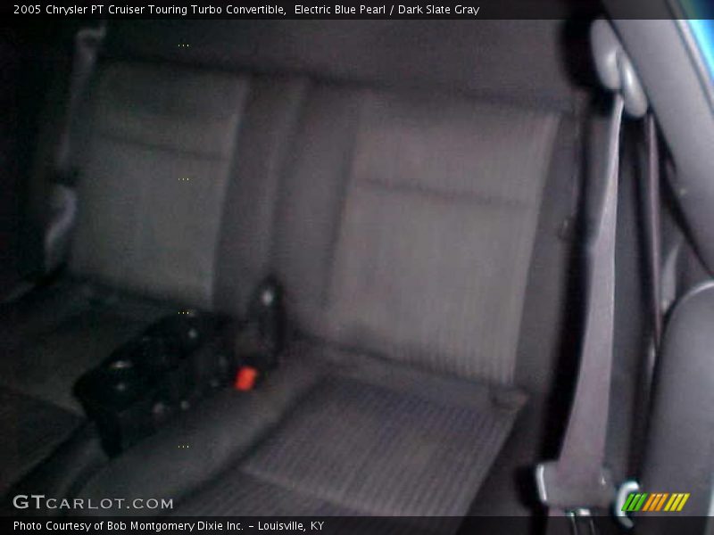 Electric Blue Pearl / Dark Slate Gray 2005 Chrysler PT Cruiser Touring Turbo Convertible