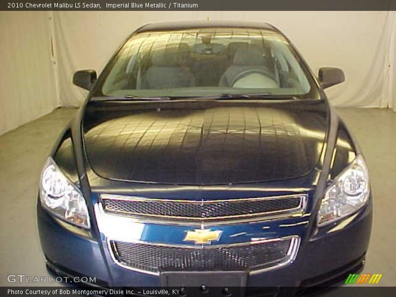 Imperial Blue Metallic / Titanium 2010 Chevrolet Malibu LS Sedan