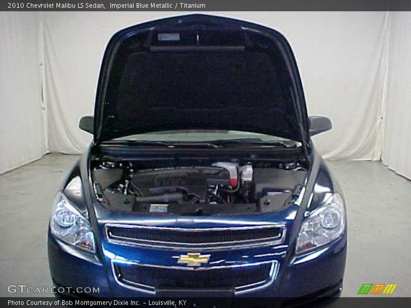 Imperial Blue Metallic / Titanium 2010 Chevrolet Malibu LS Sedan