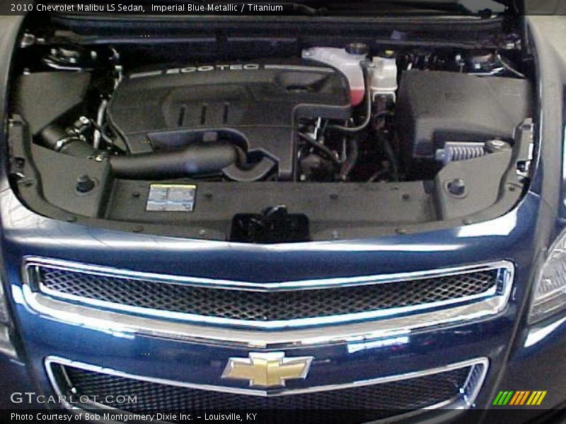 Imperial Blue Metallic / Titanium 2010 Chevrolet Malibu LS Sedan