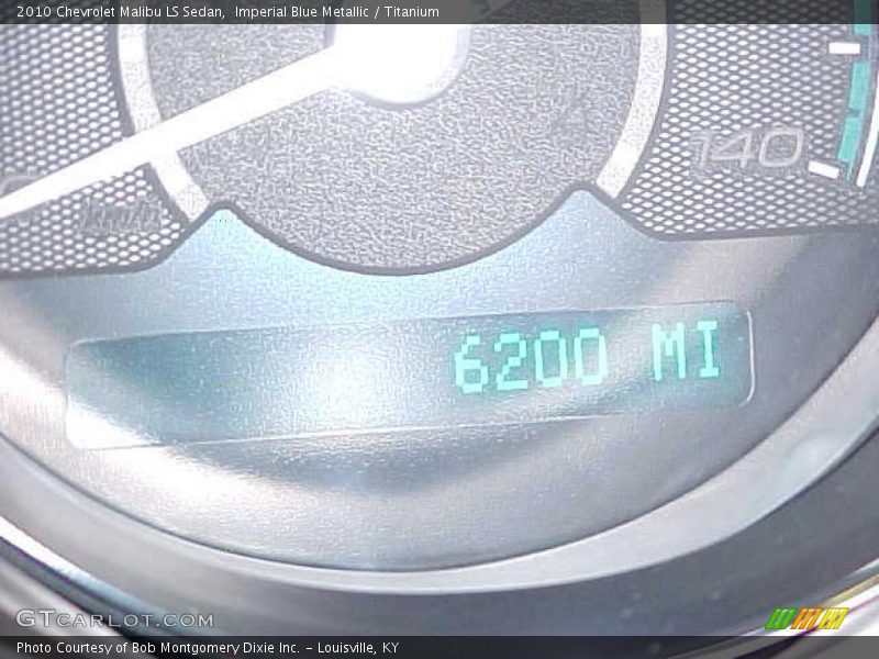 Imperial Blue Metallic / Titanium 2010 Chevrolet Malibu LS Sedan
