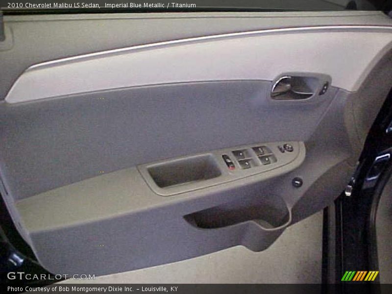 Imperial Blue Metallic / Titanium 2010 Chevrolet Malibu LS Sedan