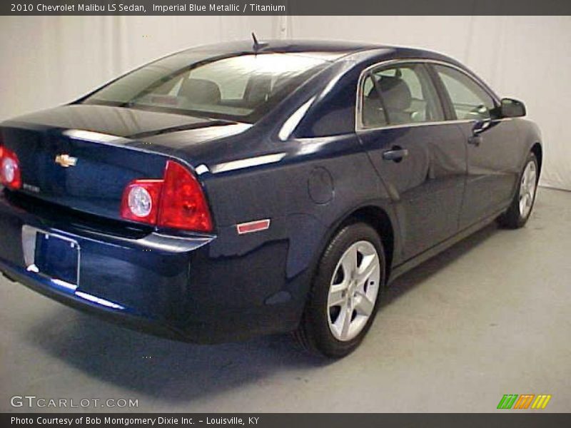 Imperial Blue Metallic / Titanium 2010 Chevrolet Malibu LS Sedan