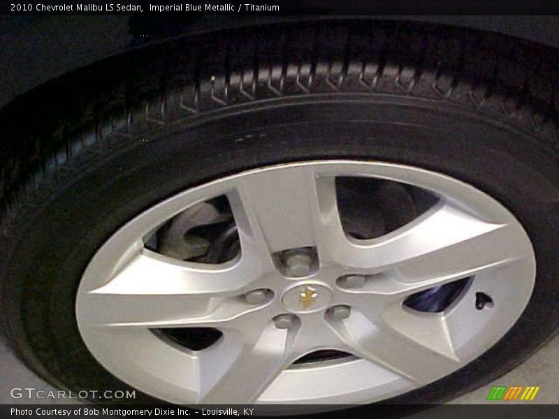 Imperial Blue Metallic / Titanium 2010 Chevrolet Malibu LS Sedan
