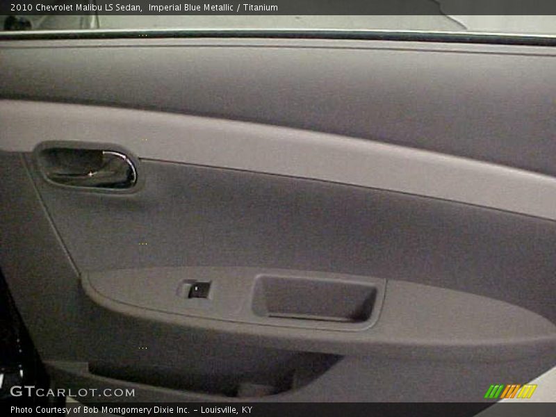 Imperial Blue Metallic / Titanium 2010 Chevrolet Malibu LS Sedan