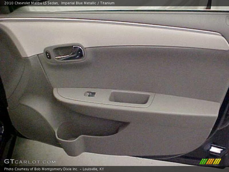 Imperial Blue Metallic / Titanium 2010 Chevrolet Malibu LS Sedan