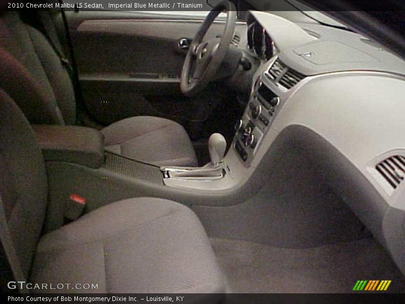 Imperial Blue Metallic / Titanium 2010 Chevrolet Malibu LS Sedan
