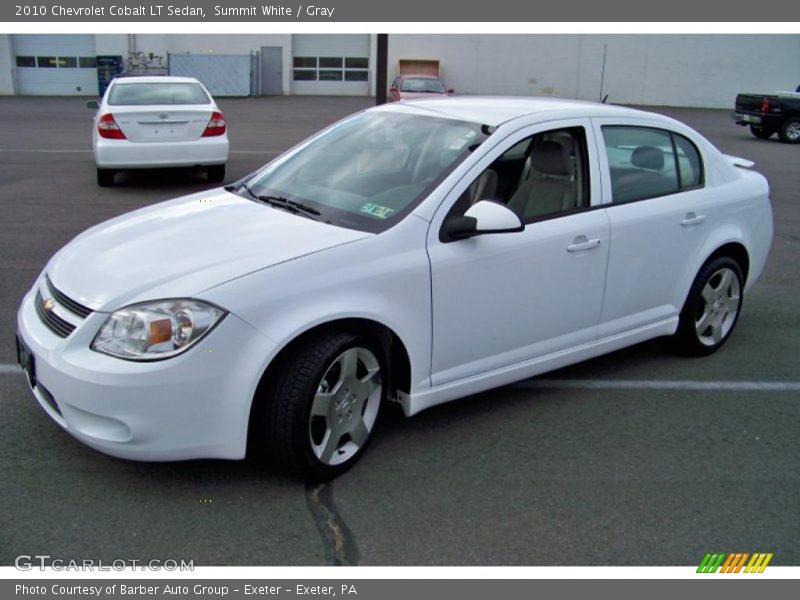 Summit White / Gray 2010 Chevrolet Cobalt LT Sedan