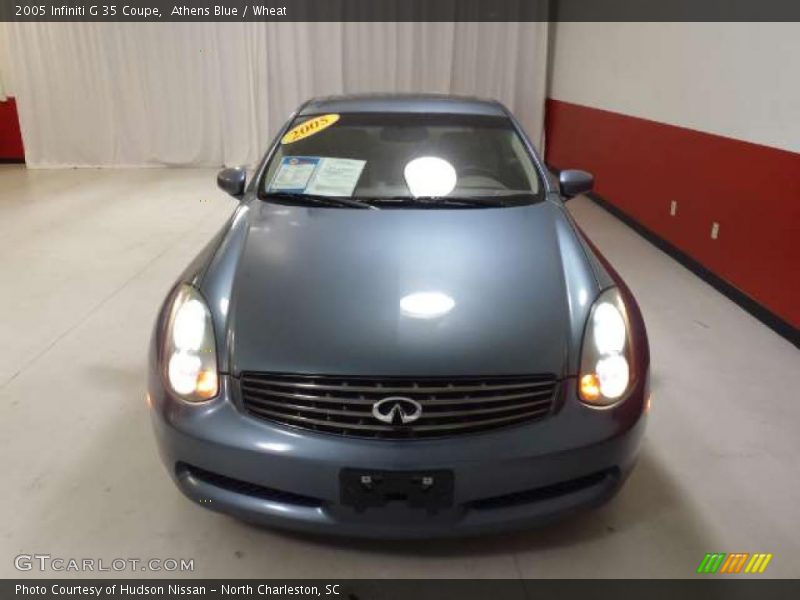 Athens Blue / Wheat 2005 Infiniti G 35 Coupe