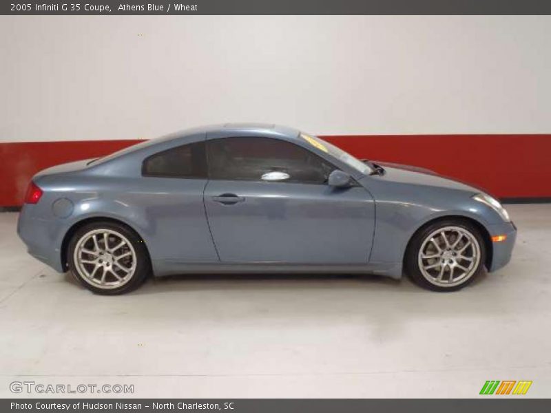 Athens Blue / Wheat 2005 Infiniti G 35 Coupe