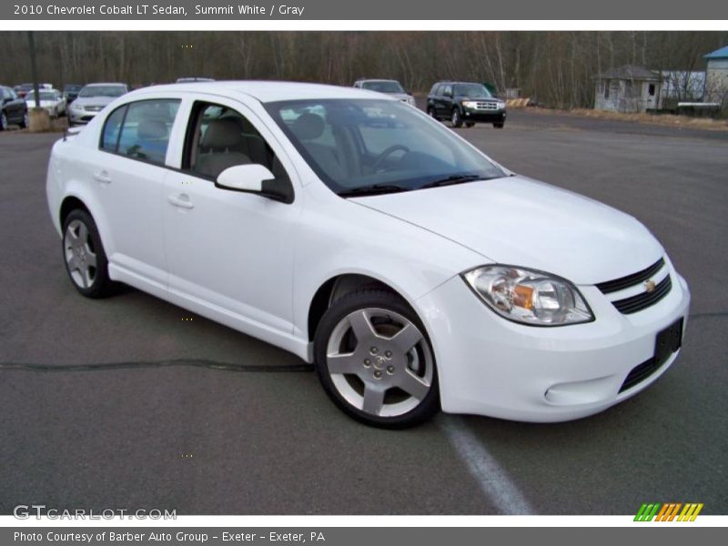 Summit White / Gray 2010 Chevrolet Cobalt LT Sedan