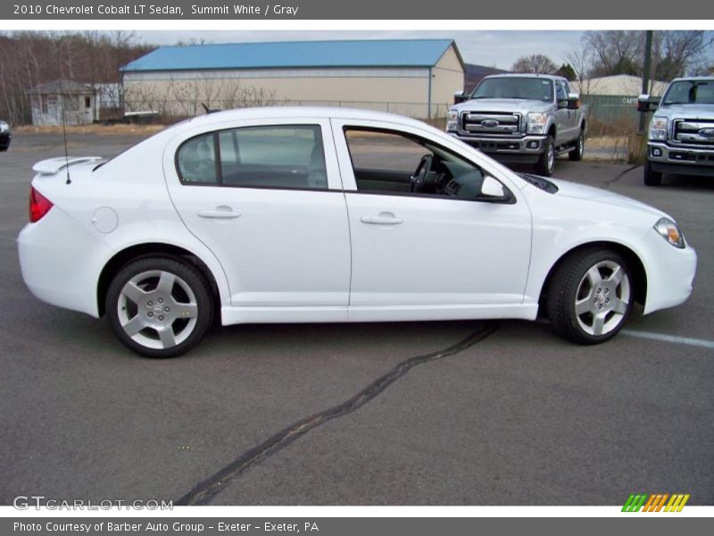 Summit White / Gray 2010 Chevrolet Cobalt LT Sedan