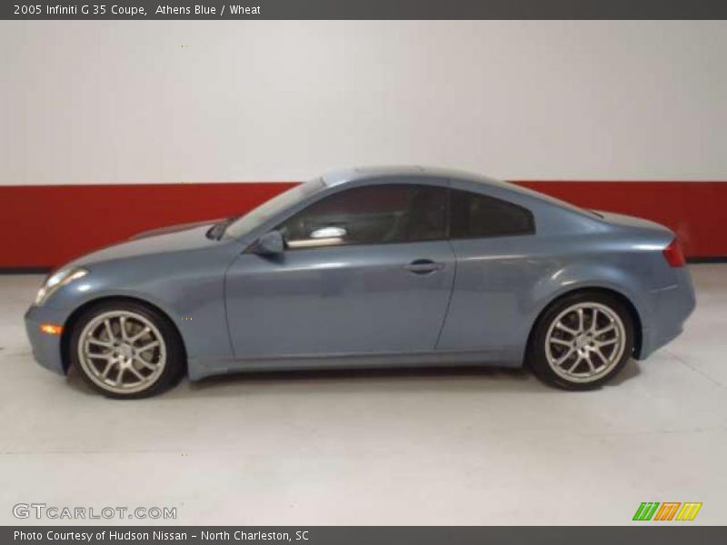 Athens Blue / Wheat 2005 Infiniti G 35 Coupe