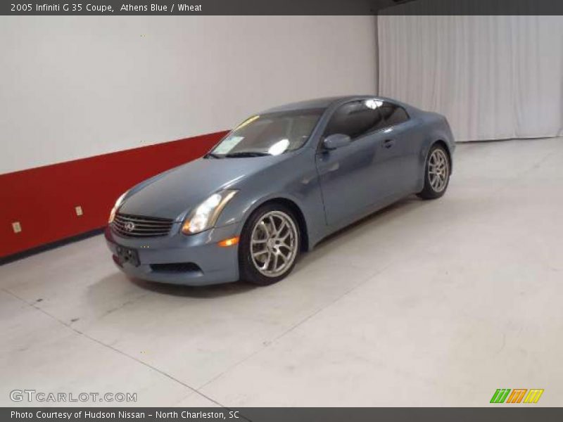 Athens Blue / Wheat 2005 Infiniti G 35 Coupe