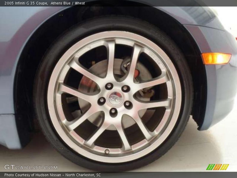 Athens Blue / Wheat 2005 Infiniti G 35 Coupe