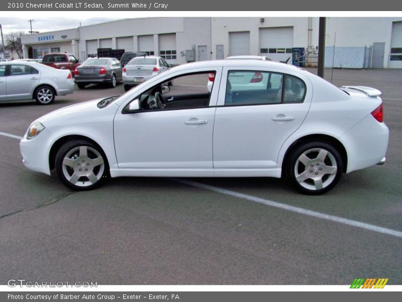 Summit White / Gray 2010 Chevrolet Cobalt LT Sedan