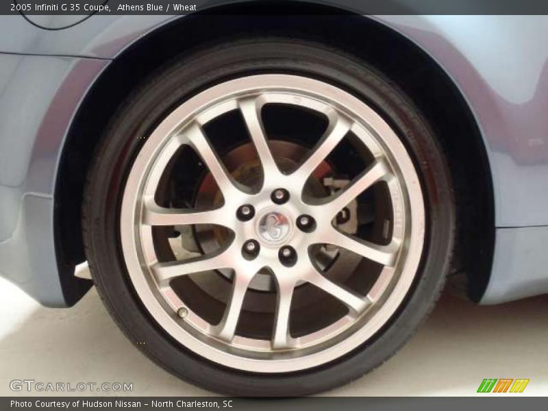 Athens Blue / Wheat 2005 Infiniti G 35 Coupe