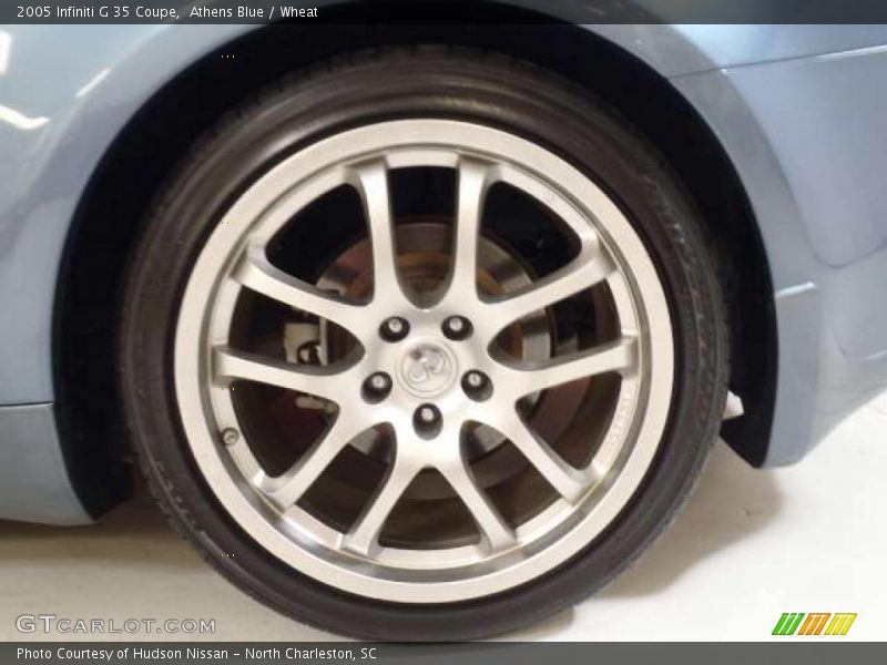 Athens Blue / Wheat 2005 Infiniti G 35 Coupe