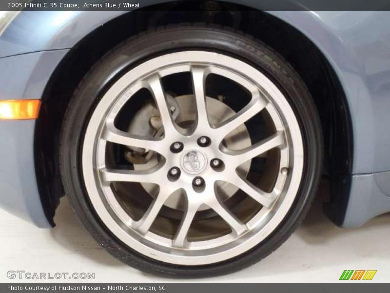 Athens Blue / Wheat 2005 Infiniti G 35 Coupe