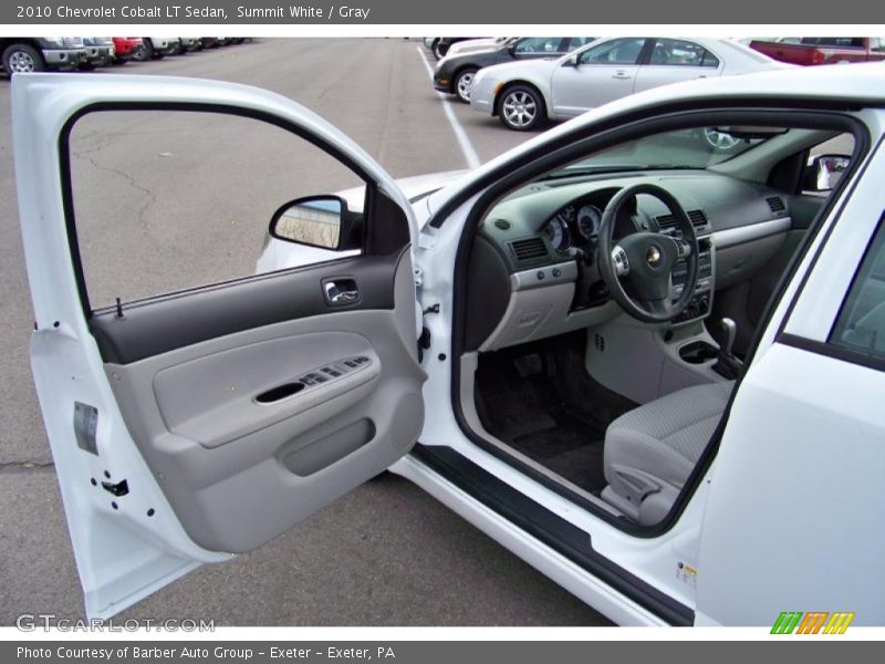 Summit White / Gray 2010 Chevrolet Cobalt LT Sedan