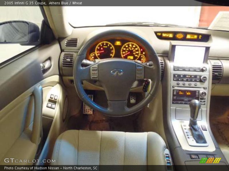 Athens Blue / Wheat 2005 Infiniti G 35 Coupe