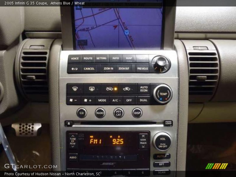 Athens Blue / Wheat 2005 Infiniti G 35 Coupe
