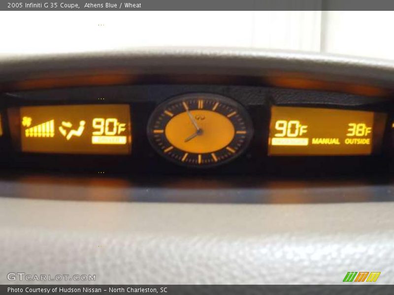 Athens Blue / Wheat 2005 Infiniti G 35 Coupe