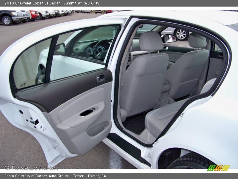 Summit White / Gray 2010 Chevrolet Cobalt LT Sedan