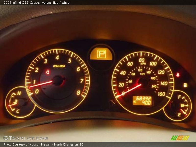 Athens Blue / Wheat 2005 Infiniti G 35 Coupe