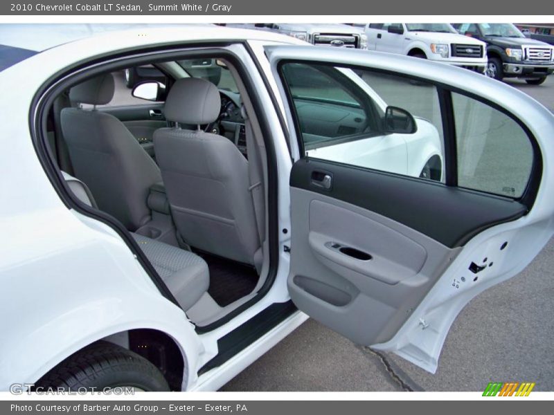 Summit White / Gray 2010 Chevrolet Cobalt LT Sedan