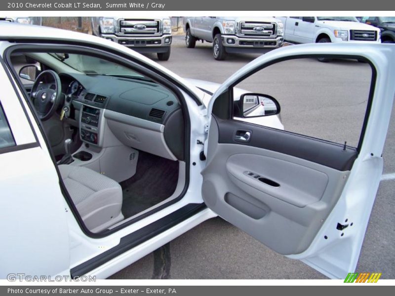 Summit White / Gray 2010 Chevrolet Cobalt LT Sedan
