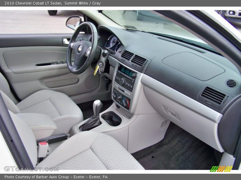 Summit White / Gray 2010 Chevrolet Cobalt LT Sedan