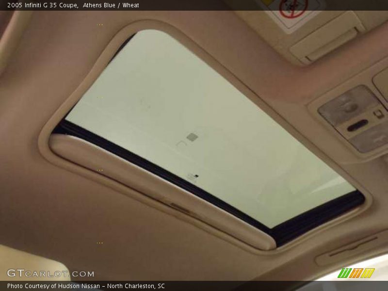 Athens Blue / Wheat 2005 Infiniti G 35 Coupe