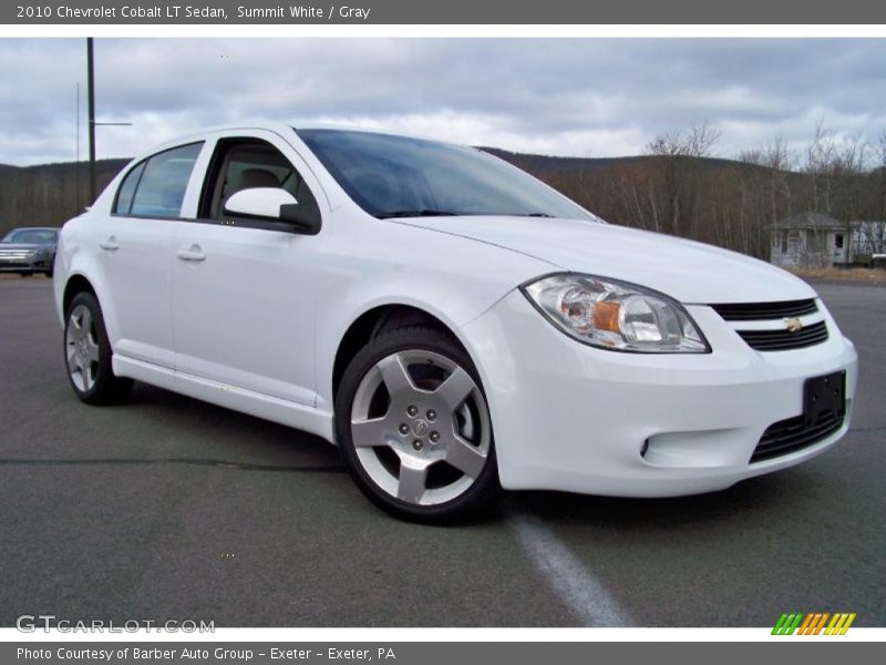 Summit White / Gray 2010 Chevrolet Cobalt LT Sedan