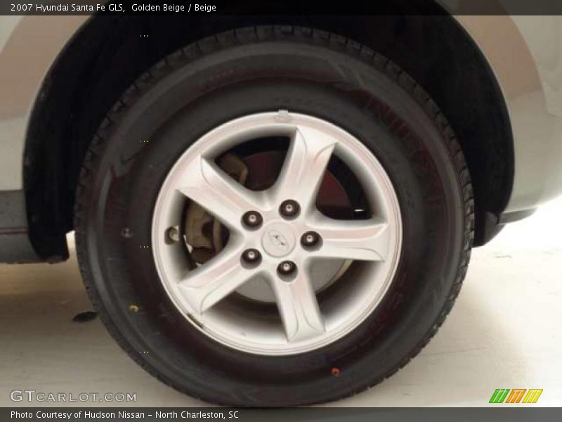 Golden Beige / Beige 2007 Hyundai Santa Fe GLS