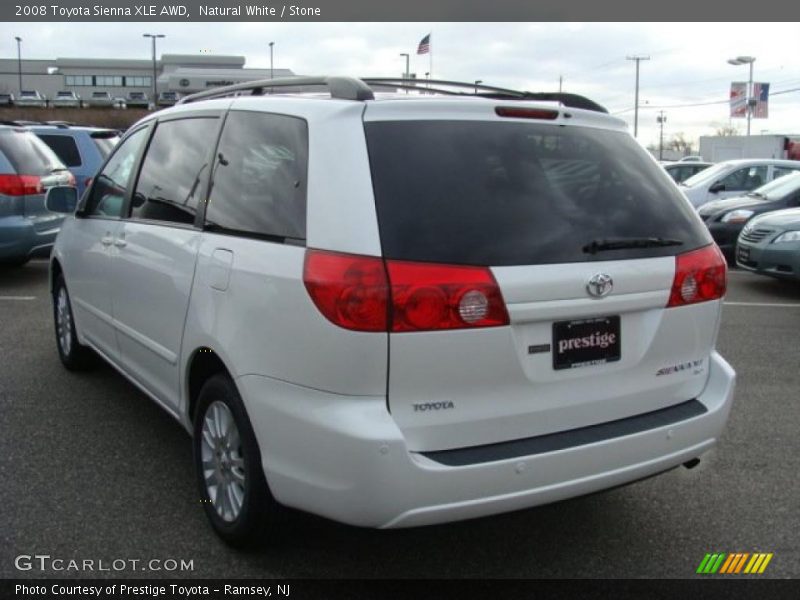 Natural White / Stone 2008 Toyota Sienna XLE AWD
