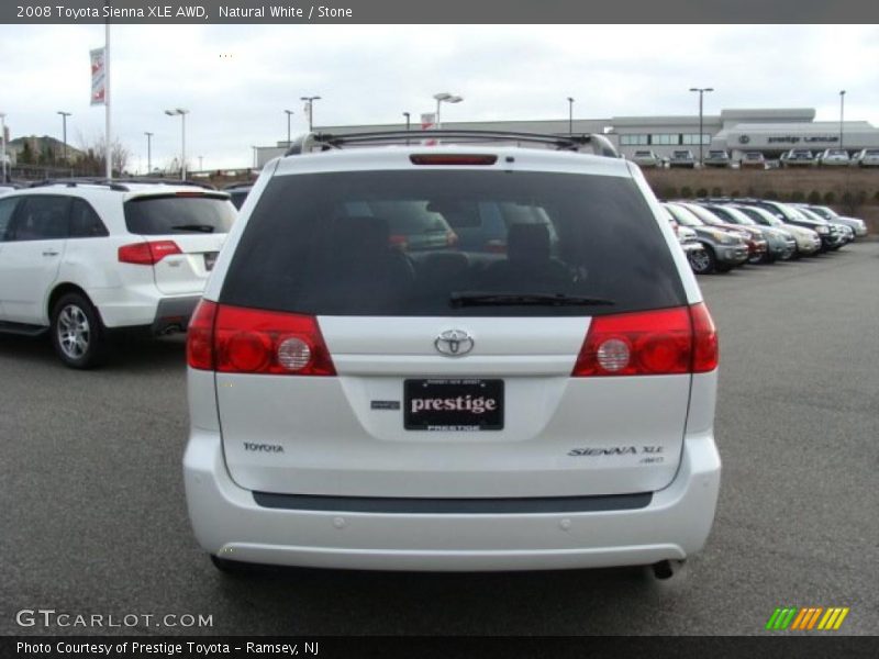 Natural White / Stone 2008 Toyota Sienna XLE AWD