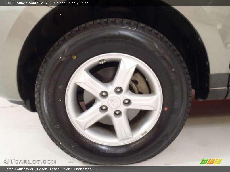 Golden Beige / Beige 2007 Hyundai Santa Fe GLS